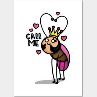 Call me - Mini Queen Posters and Art